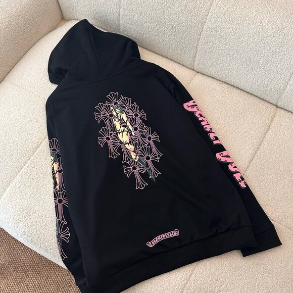 Chrome Hearts Collaborative Print Custom Zip-Up Hooded Jacket - Picture 9 of 9